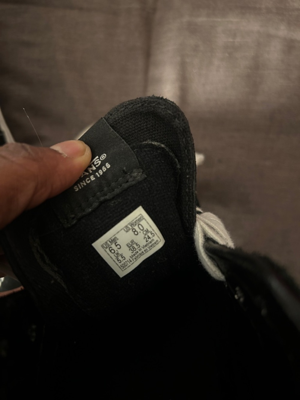 Metallica Vans Black High-Top Sneakers - Picture 4 of 6